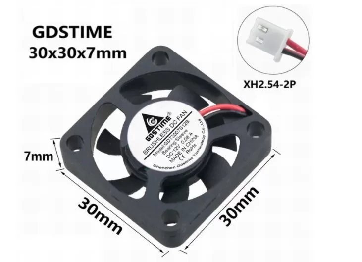 3007 GDS Time fan 12v