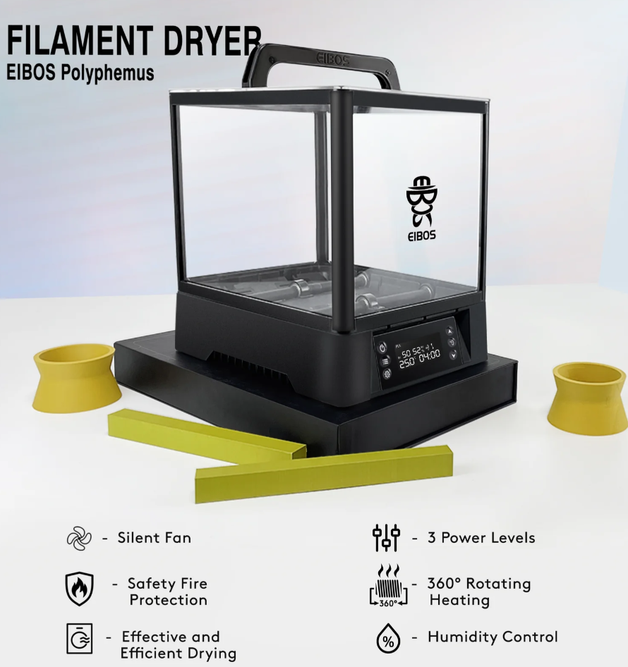 EIBOS - Polyphemus Filament Drier with 3Kg upgrade