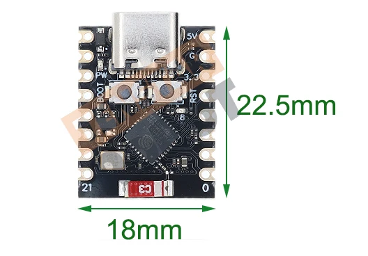 ESP32-C3 WiFi Bluetooth Mini Development board